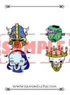 Image - Stock Art - Stock Illustration - Frankenstein - Vampire - Chaos warrior - Lich