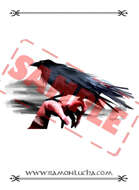 Image - Stock Art - Grayscale - Stock Illustration - rpg - Raven - death - Halloween