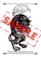 Image - Stock Art - Grayscale - Stock Illustration - Alchemist magician - Sorcerer