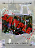 Image - Stock Art - Stock Illustration - Airport space -ship - City - Future