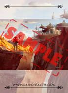 Image- Stock Art- Stock Illustration- Tale - Castle - Background - Desert - City