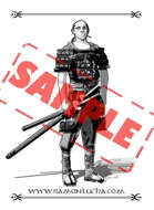 Image - Stock Art - Package - Samurai - Buckground - Warrior