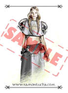 Image - Stock Art - Grayscale - Stock Illustration - Alchemist magician - Sorcerer- priestess