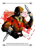 Image - Stock Art - Grayscale - Stock Illustration - rpg - Vampire - Hunter - warrior - rogue