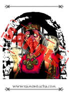 Image - Stock Art - Grayscale - Stock Illustration - rpg - Magician - old woman -witch