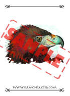 Image - Stock Art - Grayscale - Stock Illustration - rpg - Eagle - animal