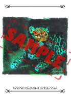 Image - Stock Art - Grayscale - Stock Illustration - rpg - animal - Jaguar