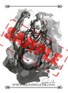 Image - Stock Art - Grayscale - Stock Illustration - rpg - Manga - Character - Samurai - Warrior - Japanese - ninja