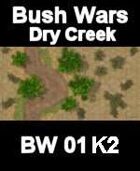 Dry Creek Map#5 BUSH WARS Series for all Modern Skirmish Games Rules
