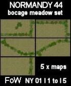 FoW Maps #14 to #18 FoW NORMANDY 44 Series