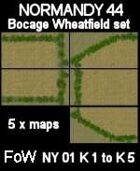 FoW Maps #24 to #28 NORMANDY 44 Series
