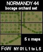 FoW Maps #29 to #33 FoW NORMANDY 44 Series