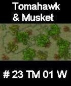 Wood #23 TOMAHAWK & MUSKET Series for Skirmish rules
