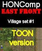 HONComp EAST FRONT Village Set #1 Toon Version