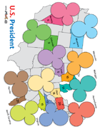 11 Swing States - Game Board