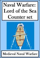 Naval Warfare : Medieval Ships: Lords of the Sea Counter set