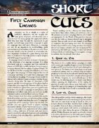 Pathfinder Short Cuts: Fifty Campaign Themes