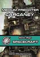 Heroic Maps - Spacecraft: Medium Freighter Garganey