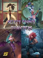 Select Format Characters - Street Fighter vs Darkstalkers