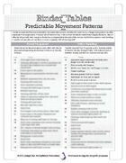 BinderTable: Predictable Movement Patterns – the ebb and flow of NPCs