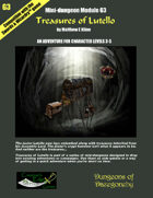 Treasures of Lutello- A Swords & Wizardry Mini-Dungeon