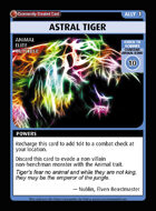 Astral Tiger - Custom Card