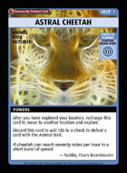 Astral Cheetah - Custom Card