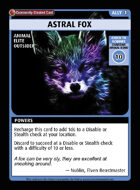 Astral Fox - Custom Card