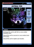Astral Fox - Custom Card