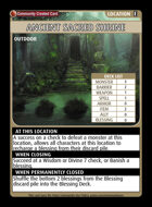Ancient Sacred Shrine - Custom Card