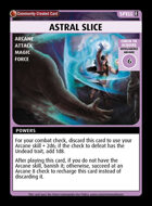 Astral Slice - Custom Card