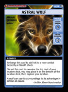 Astral Wolf - Custom Card