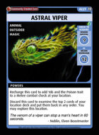 Astral Viper - Custom Card