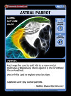 Astral Parrot - Custom Card