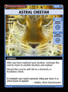 Astral Cheetah - Custom Card