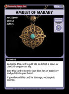 Amulet Of Maraby - Custom Card