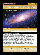 At The End Of The Universe - Custom Card