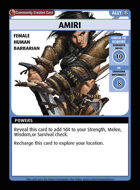 Amiri - Custom Card