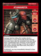 Atamahuta - Custom Card