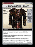 + 1 Demonic Full Plate - Custom Card