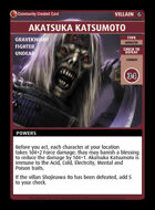 Akatsuka Katsumoto - Custom Card