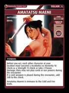Amatatsu Maemi - Custom Card