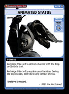 Animated Statue - Custom Card