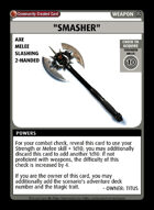 "smasher" - Custom Card