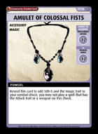 Amulet Of Colossal Fists - Custom Card