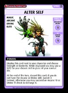 Alter Self - Custom Card