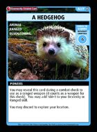 A Hedgehog - Custom Card