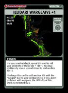 Illidari Warglaive +1 - Custom Card