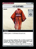 +5 Clothes - Custom Card