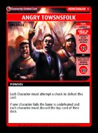 Angry Towsnsfolk - Custom Card
